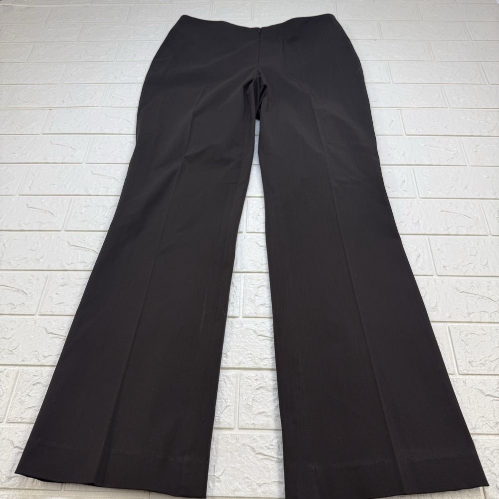 Doncaster Sport Women Brown Rayon Spandex Dress Pants 4P Petite